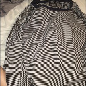 black and white striped long sleeve
